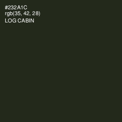#232A1C - Log Cabin Color Image